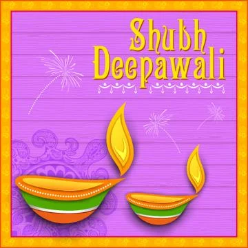 Happy Diwali background Stock Illustration