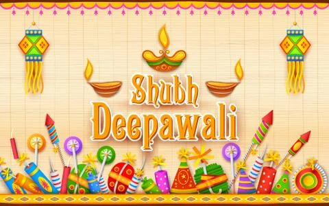 Happy Diwali Background Stock Illustration