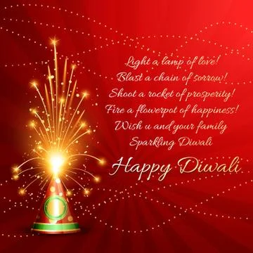 Happy diwali background Stock Illustration