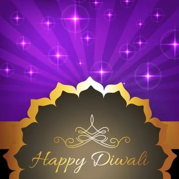 Happy diwali background Stock Illustration