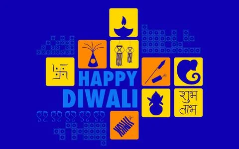Happy Diwali Stock Illustration