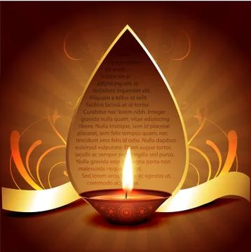 Happy diwali Stock Illustration