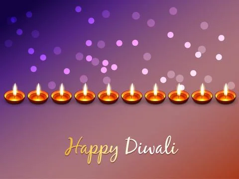 Happy diwali vector Stock Illustration