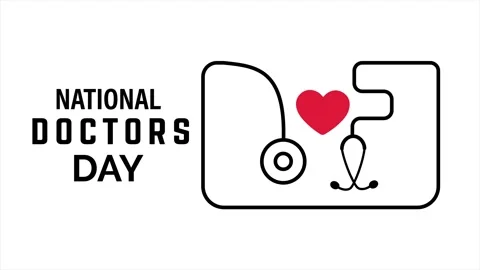 Happy Doctors’ Day. Celebrating the hands that heal, the minds that care Stock Footage 327640583