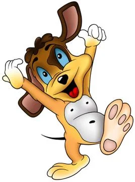 Happy Dog Stock Illustration