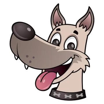 Happy Dog Illustrazione stock