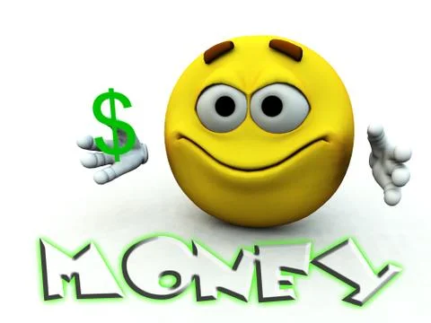 Happy Dollar Guy Illustrazione stock