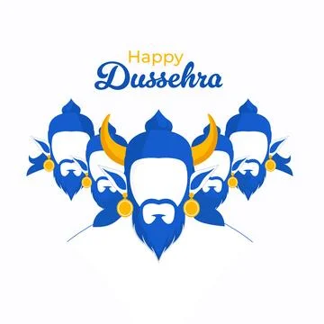 Happy Dussehra design Illustrazione stock