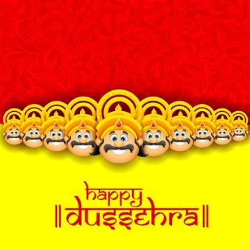Happy Dussehra Stock Illustration