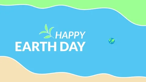 Happy Earth Day Vídeo Stock 335652886