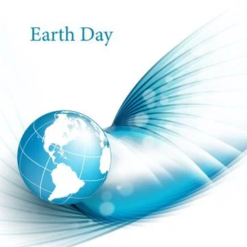Happy earth day Stock Illustration