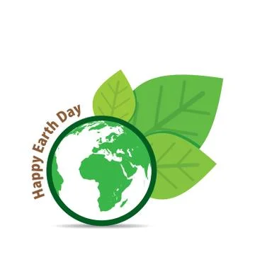 Happy earth day Stock-Illustration