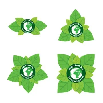 Happy earth day Stock Illustration