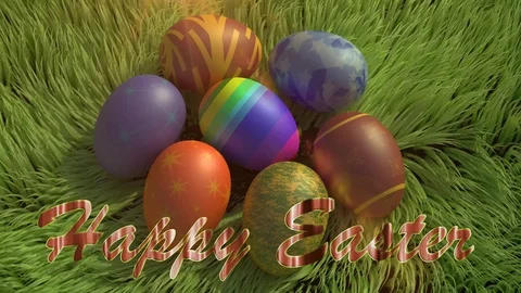 Happy easter (3) Stock Footage 106123695