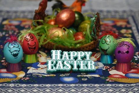 Happy Easter 4 Stock Photos