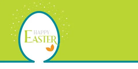 Happy Easter. Abstract style. A vector Easter illustration Stock Illustration