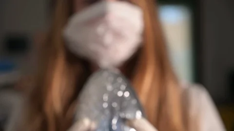 Happy easter to all in this time of coronavirus Stock Footage 127313476