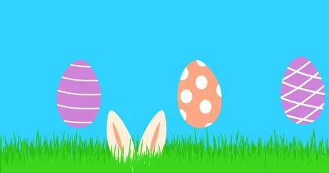 Happy easter animation. Stock Footage 127182620