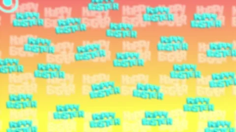 Happy easter background blured colorfull backdrop Stock Footage 300362397
