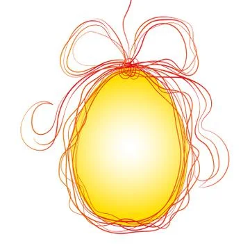 Happy Easter Background with eggs Stock Illustration