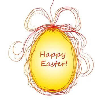 Happy Easter Background with eggs Stock Illustration