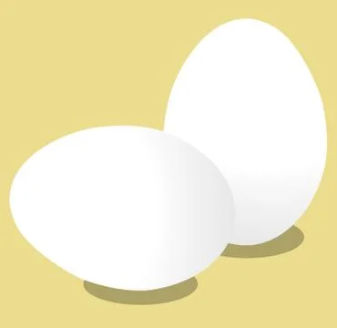 Happy easter background with flat design Stock Illustration