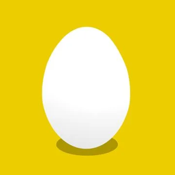 Happy easter background with flat design Stock Illustration