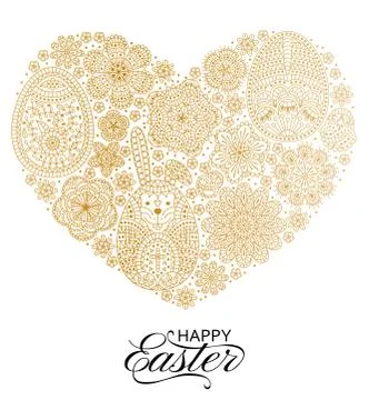 Happy Easter background. Good design template for banner, greeting card, flyer Stock Illustration