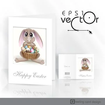 Happy Easter Background. Happy Easter Background. Greeting Card Design, Te... Foto stock