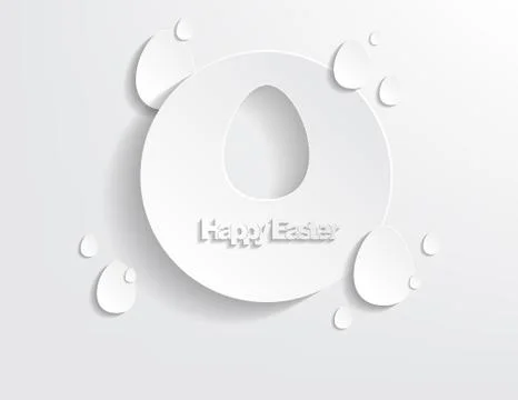Happy easter background Stock Illustration