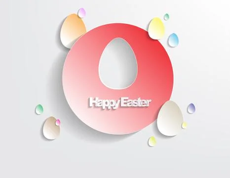 Happy easter background Stock-Illustration