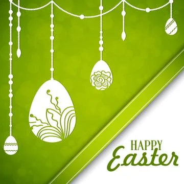 Happy easter background Stock Illustration
