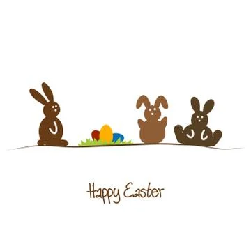 Happy Easter background Stock Illustration