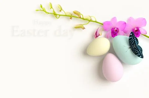 Happy Easter background. Stock Illustration