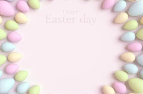 Happy Easter background. Stock Illustration