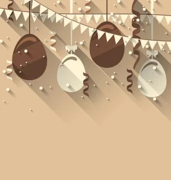 Happy Easter Background Stock Illustration