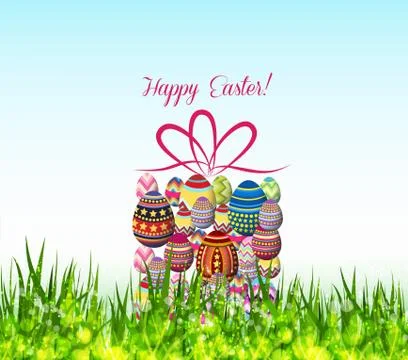 Happy Easter Background Stock Illustration