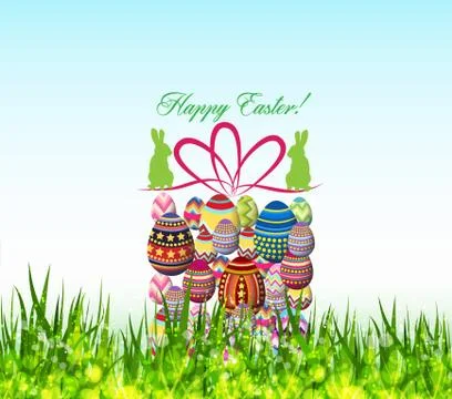 Happy Easter Background Stock Illustration