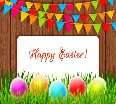 Happy Easter background Stock Illustration