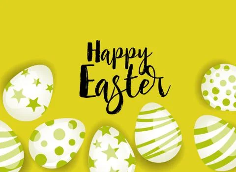 Happy Easter background. Stock Illustration