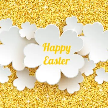 Happy Easter Background Stock Illustration