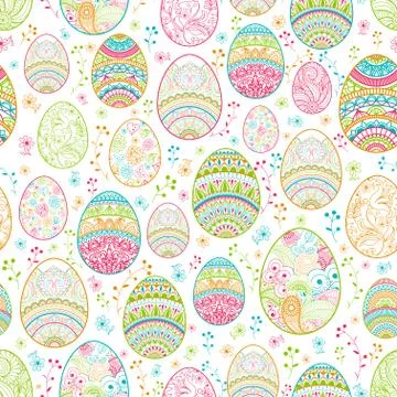 Happy Easter background Stock Illustration