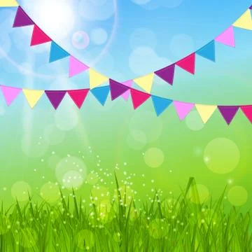 Happy Easter Background Illustration Stock Illustration
