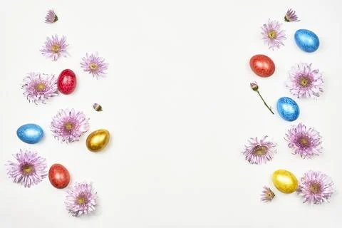 Happy easter background Stock Photos