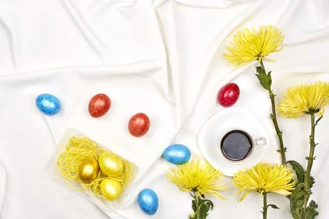 Happy easter background Stock Photos