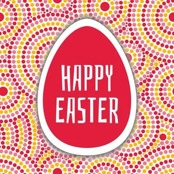 Happy Easter background vector Stock Illustration