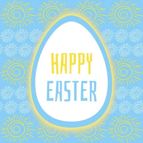 Happy Easter background vector Stock Illustration