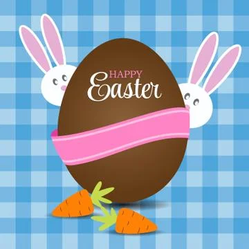 Happy Easter Background Vector Illustration Stock Illustration