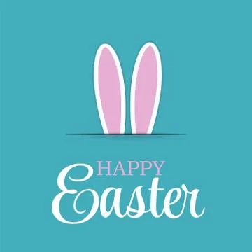 Happy Easter Background Vector Illustration Stock Illustration
