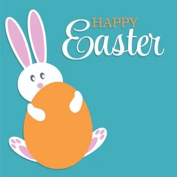 Happy Easter Background Vector Illustration 스톡 일러스트